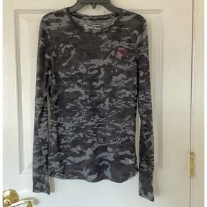 Under Armour Fitted Black Camo Womens XS